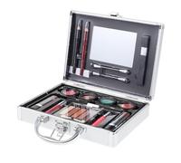 EPIGEIST 1set Women Cosmetic Set Silver Makeup Kit for Daily and Includes Eye Shadows Lipstick Blush and Mascara Lightweight and Portable