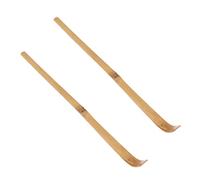 EPIGEIST 2 Pcs Bamboo Tea Shovel Natural Matcha Scoop Lightweight Tea Ceremony Utensils