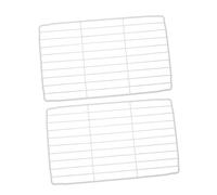 EPIGEIST 2 Pcs Freezer Shelves Wire Rack Organizer for Refrigerator and Freezer White Coated Metal Replacement Shelves Divider Easy to Clean Kitchen Storage Space-saving and Design