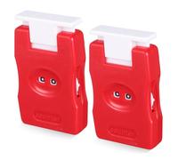 EPIGEIST 2 Pcs Red Crochet Hook Stitch Counters for Knitting and Crochet Row Counting Lightweight Portable Row Counter for Handcraft Projects and User-Friendly Accessories