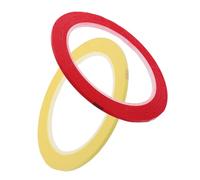 EPIGEIST 2 Rolls Violin Finger Guide Tape for Beginners Accurate Finger Placement Fretboard Stickers for Violin and Cello Red and Yellow 3mm Width