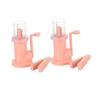 EPIGEIST 2 Set Manual Hand Crank Spool Knitting Machine Portable Yarn Winder Tool for DIY Bracelets Necklaces Compact Cord Maker for Beginners and Craft Enthusiasts