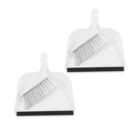 EPIGEIST 2 Sets Mini Dustpan and Broom Set for Desktop Cleaning Compact Handheld Sweep Tools with Sturdy Efficient for Office Home School Space-Saving Design Easy Dust and Crumb Removal