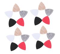 EPIGEIST 20 Pcs Felt Acoustic Guitar Picks Durable Ukulele Plectrums Multi Color Soft String Instrument Accessories for Beginners and Practice