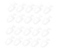 EPIGEIST 200Pcs Curtain Track Gliders with Smooth Rolling Wheels Flexible Curtain Rollers for Drapery Track Silent Pulley Accessories for Stable Fixing