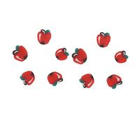 EPIGEIST 200Pcs Polymer Clay Fruit Loose Beads for DIY Jewelry Making Vibrant Colors for Bracelets and Crafts Educational Beading Kit for Adults