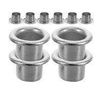 EPIGEIST 20Pcs 9X9Mm Snare Drum Air Vents Metal Drum Air Holes Replacement Percussion Tool Accessories