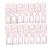 EPIGEIST 20pcs Adjustable Nail Polish Remover Clips for Gel Polish Soak Off Plastic Finger Wraps for Acrylics and Nail Wraps Secure Fit for All Easy Gel Removal Tool