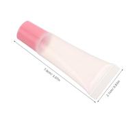 EPIGEIST 20pcs Clear Refillable Lip Gloss Tubes with Slanted Inner Stopper Easy Fill Mini Cosmetic Containers for DIY Lip Balm Gloss and Stick Storage