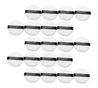 EPIGEIST 20pcs Flocked Powder Woman Makeup Soft Cosmetics for Loose Powder Small Face for Setting and Makeup Application Random Color