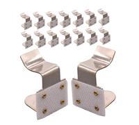 EPIGEIST 20pcs Heavy Duty Metal Tablecloth Clips Iron Table Cloth Clamps for Fixing Easy to Install Portable Buckles for Home Restaurant Picnic Wedding and Party Use