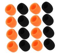 EPIGEIST 20pcs Microphone Windproof Covers Thick Sponge Mic Windscreens for Handheld Mics Quick Install Washable for Ktv Karaoke Party Stage Performance
