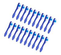EPIGEIST 20pcs Mini Prison Toothbrushes Short Handle Anti-self-harm Oral Cleaning Brushes Compact Safe Design for Use Institutional Supply
