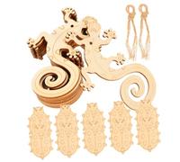 EPIGEIST 20pcs Natural Wood Insect Cutouts DIY Blank Wooden Pendants for Crafting Lightweight Smooth Surfaces for Coloring Drawing and Handmade Party Decorations