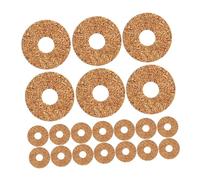 EPIGEIST 20pcs Non-slip Guitar Pick Grips Soft Cork Round Pads Holder Help You Hold Guitar Picks Stop Dropping Your While Playing Acoustic