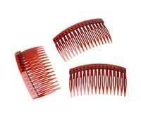 EPIGEIST 20pcs Plastic Bangs Comb Hair Clips for Women Clear Combs White Sweater for Women Bridal French Lady Ladies Small French Random Color