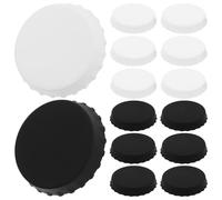EPIGEIST 20pcs Reusable Silicone Can Covers for Soda Beer Juice Leak Dustproof Bottle Protectors Fit Stretchable Silicone Soda Can Lids for Travel Parties Outdoor Use