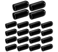 EPIGEIST 20pcs Sturdy Plastic Airbrush Bottle Nozzle Caps Replacement Jar Fittings with Sealing for DIY Crafts and Professional Use