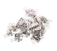 EPIGEIST 20pcs Thickened Iron Key Chain Clips Tooth Buckle Hooks for Wall Mount Storage Durable Vintage Alloy Key Organizer for Men and Women Easy Access Holder