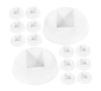 EPIGEIST 20pcs Transparent Pe Film Floating Jewelry Holder Stands Round Display Bases for Bracelets Watches Earrings with Stable Secure Foundation for Retail Exhibitions Collections