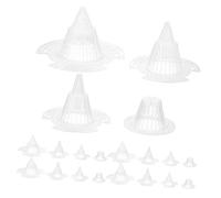EPIGEIST 20pcs Transparent Plastic Flower Pot Drainage Mesh Pads for Bonsai Orchids and Indoor Plants Reusable Root Protection Covers Prevent Soil Leakage Fit for Various Pot