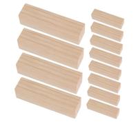 EPIGEIST 20pcs Unfinished Pine Wood Blocks Natural Wooden Cubes for DIY Crafting Whittling Woodburning Blanks Beginner Friendly Materials