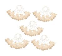 EPIGEIST 20pcs Unfinished Wooden Train Head Cutouts DIY Decor Pendants Rustic Wood Craft Slices for Creative Art Projects Party Decorations and Home Office Use