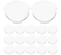 EPIGEIST 20pcs Vr Replacement Lenses for Vr Glasses 25mm Diameter Double Convex Plastic Lens with 45mm Focal Length Accessories for Virtual Reality Gaming