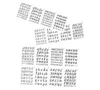 EPIGEIST 24 Sheets Reusable Pet Alphabet and Number Stencils and Letter Templates for DIY Painting Crafts Wall Art School Projects Plastic Drawing Stencils for Home Decoration and