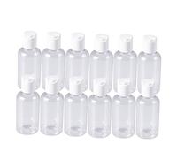 EPIGEIST 24pcs 80ml Refillable Travel Bottles Press Bottle Set for Shampoo Lotion Face Wash Random Lid Colors Suitable for Toiletries and Cosmetic Storage