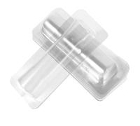 EPIGEIST 24pcs DIY Money Holders Transparent Plastic Card Pouches for Lip Balm Cash Storage Compact Lightweight Organizer for Travel Office Use