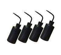 EPIGEIST 250ml Eyelash Rinse Bottle 4pcs Squeeze Water Bottle for Lash Extensions Nozzle for Jam and Salad Dressing