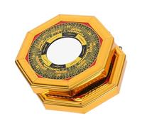 EPIGEIST 2pcs Alloy Bagua Mirror Feng Shui Convex Protection for Home Office Business Traditional Hanging Decor Deflects Negative Energy Enhances Luck Wealth Prosperity