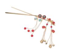 EPIGEIST 2pcs Ancient Chinese Hair Sticks Metal Floral Coin Hairpins Handmade Hanfu Hair Accessories for Women Updo Holders Traditional Style