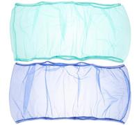 EPIGEIST 2pcs Birdcage Cover Mesh Netting Large Blue Green Bird Cage Accessories Breathable Dustproof Parrot Cage Net Suitable for 30cm Height 140-180cm Circumference