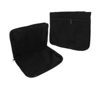 EPIGEIST 2pcs Car Document Organizer Pouch Multi-pocket Oxford Holder for Registration Insurance Cards and Manuals Portable Car Compartment Storage Bag Black