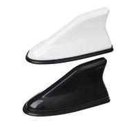 EPIGEIST 2pcs Car Rear Tail Wing Spoiler Plastic Auto Rear Trim Accessory Black White Fit Stylish Vehicle Modification with Easy Installation