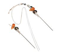 EPIGEIST 2pcs Chinese Traditional Hairpins Vintage Gourd Tassel Hair Sticks Lightweight Copper Coin Design Elegant Ancient Style Hair Chopsticks for Women