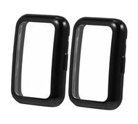 EPIGEIST 2pcs Full Coverage Tpu Protective Watch Cases Compatible with Huawei Watch Fit Anti-scratch Soft Shell Covers Lightweight Shock-resistant Smartwatch Caps