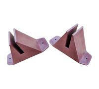 EPIGEIST 2pcs Garden Fence Bases White Lawn Picket Fence Stand Holders Small Border Supports for Yard and Flower Bed Edging Accessories