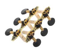 EPIGEIST 2pcs Golden Guitar Tuning Pegs Knobs Locking Machine Heads for Electric and Acoustic Guitars Precise String Holding with Reliable Hardware Easy Installation Left and Right Keys