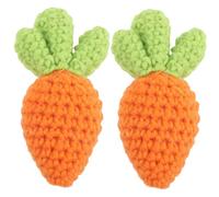 EPIGEIST 2pcs Handmade Cartoon Carrot Brooch DIY Supplies for Hairpin Headband Jewelry Crafting Accessories