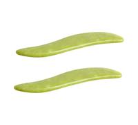 EPIGEIST 2pcs Jade Gua Sha Scraping Tools Manual Body Scraping Boards for Face Neck Hand and Feet Massage Circulation and Lymph Flow Health Spa Tool