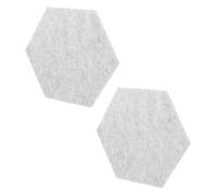 EPIGEIST 2pcs Large Grey Polyester Fiber Acoustic Panels Noise Reduction Wall Sound Panels for Home Office Studio Ceiling Door Use