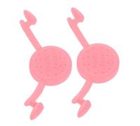 EPIGEIST 2pcs Lip Muscle Trainer Smile Face Dimple Maker for Women Soft Comfortable Facial Lift Tool for Natural Smile Correction and Mouth Muscle Toning Stylish Pink Beauty Gadget