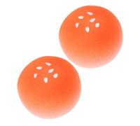 EPIGEIST 2pcs Makeup Foundation Sponge Puff Dual Use Dry Wet for Women Unique Bun Shape Soft Cosmetic Powder Puff for Smooth Even Coverage