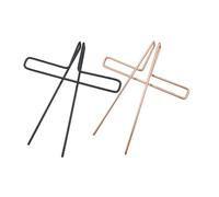 EPIGEIST 2pcs Metal Music Note Clips Book Page Holders for Piano Music in Rose Gold and Black Practical Score Fixers for Instrument Learners