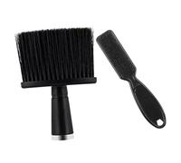 EPIGEIST 2pcs Neck Duster Brush Hair Removal Brushes Ergonomic Handle Soft Bristles for Barber Salon Hair Cleaning