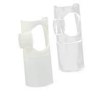 EPIGEIST 2pcs Nylon Flute Mouthpiece Replacement Medium for E Key Flute Precision Tone Support for Beginners and Professionals Deformation-resistant Instrument Accessory