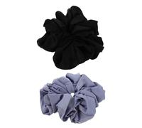 EPIGEIST 2pcs Oversized Shiny Fabric Scrunchies for Women Large Elastic Ponytail Holders with French Ballet Style Stretchy Hair Bands for Parties and Daily Use